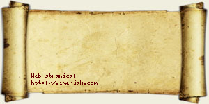 Ivana Zebić vizit kartica